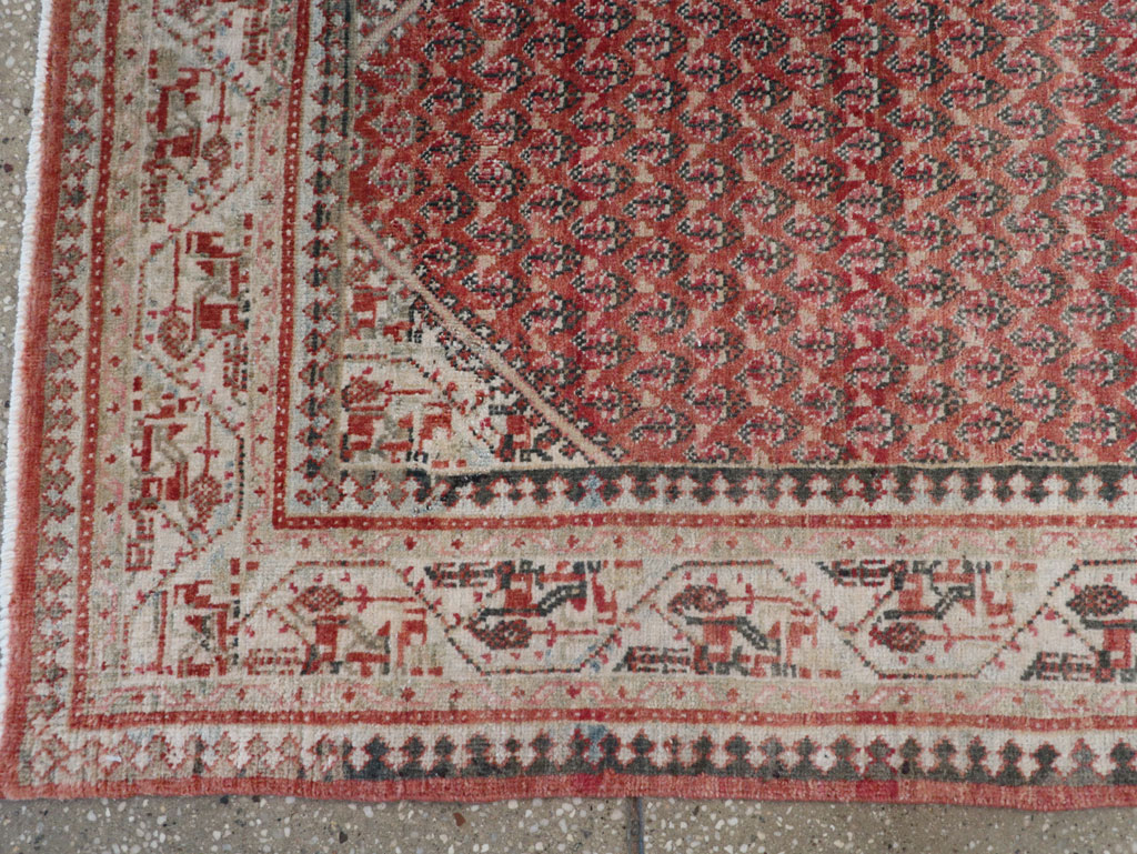 Antique Persian Seraband Long Runner, No.31696 - Gsblank