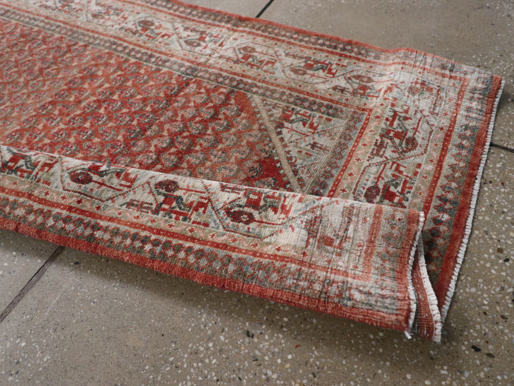 Antique Persian Seraband Long Runner, No.31696 - Gsblank