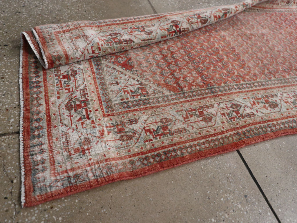 Antique Persian Seraband Long Runner, No.31696 - Gsblank