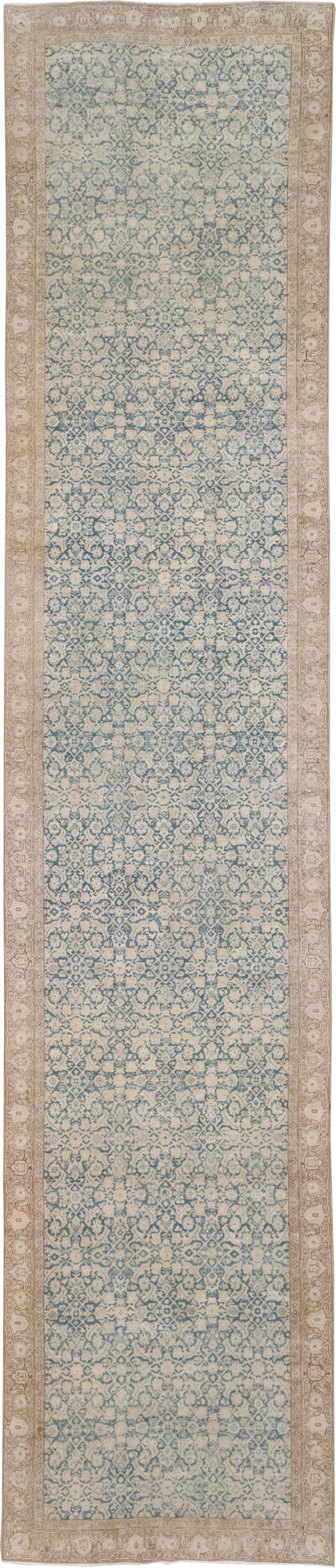 Antique Persian Tabriz Long Runner, No.31698 - Gsblank