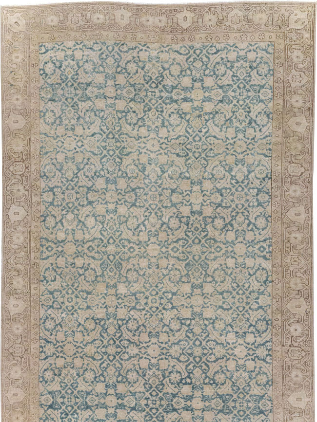 Antique Persian Tabriz Long Runner, No.31698 - Gsblank