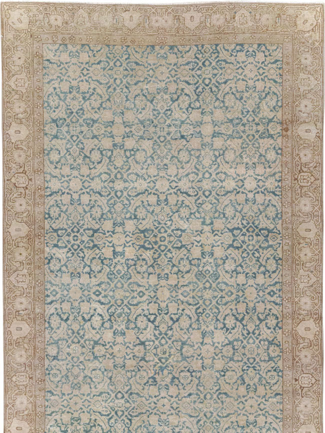 Antique Persian Tabriz Long Runner, No.31698 - Gsblank