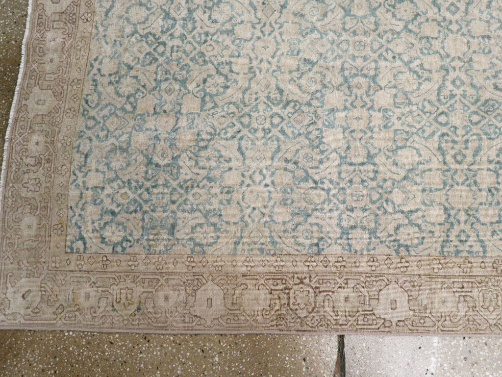 Antique Persian Tabriz Long Runner, No.31698 - Gsblank