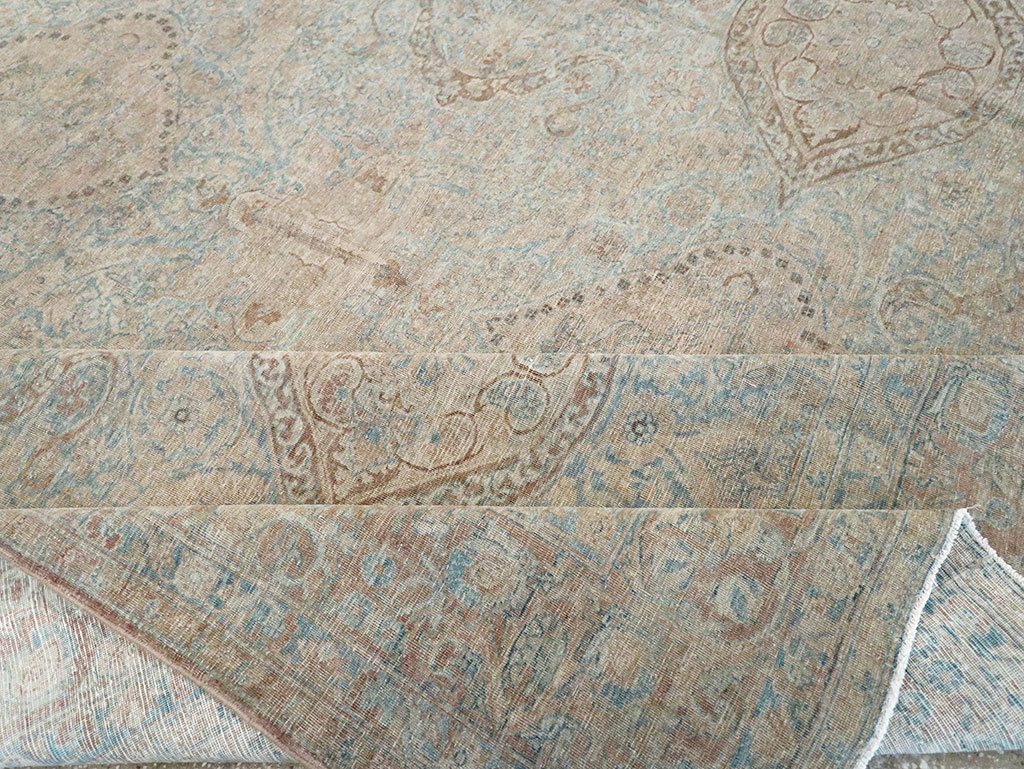 Antique Persian Lavar Kerman Large Carpet, No.31700 - Gsblank