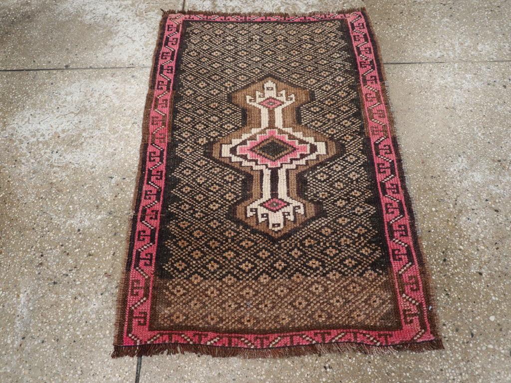 Vintage Turkish Anatolian Throw Rug, No.31707 - Gsblank