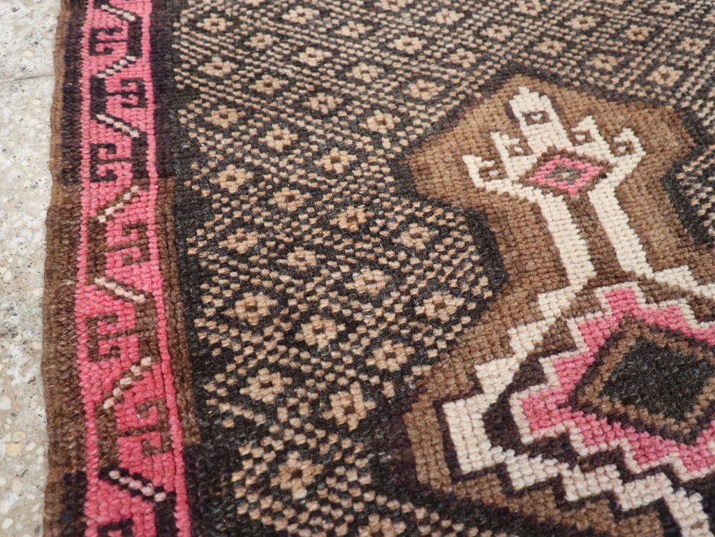 Vintage Turkish Anatolian Throw Rug, No.31707 - Gsblank