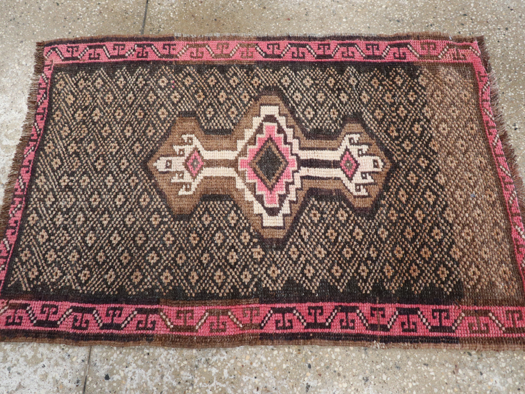 Vintage Turkish Anatolian Throw Rug, No.31707 - Gsblank