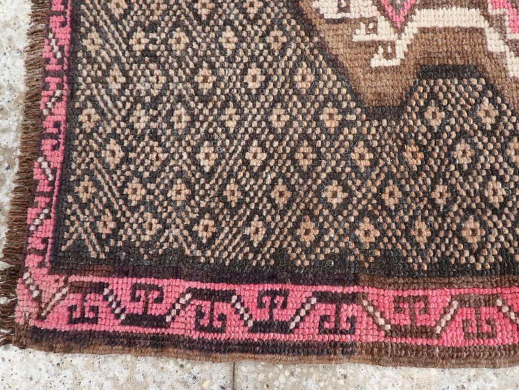 Vintage Turkish Anatolian Throw Rug, No.31707 - Gsblank