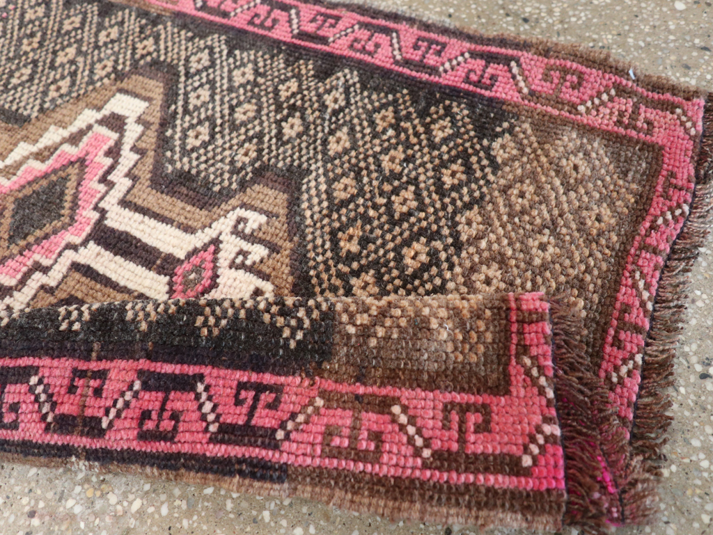 Vintage Turkish Anatolian Throw Rug, No.31707 - Gsblank