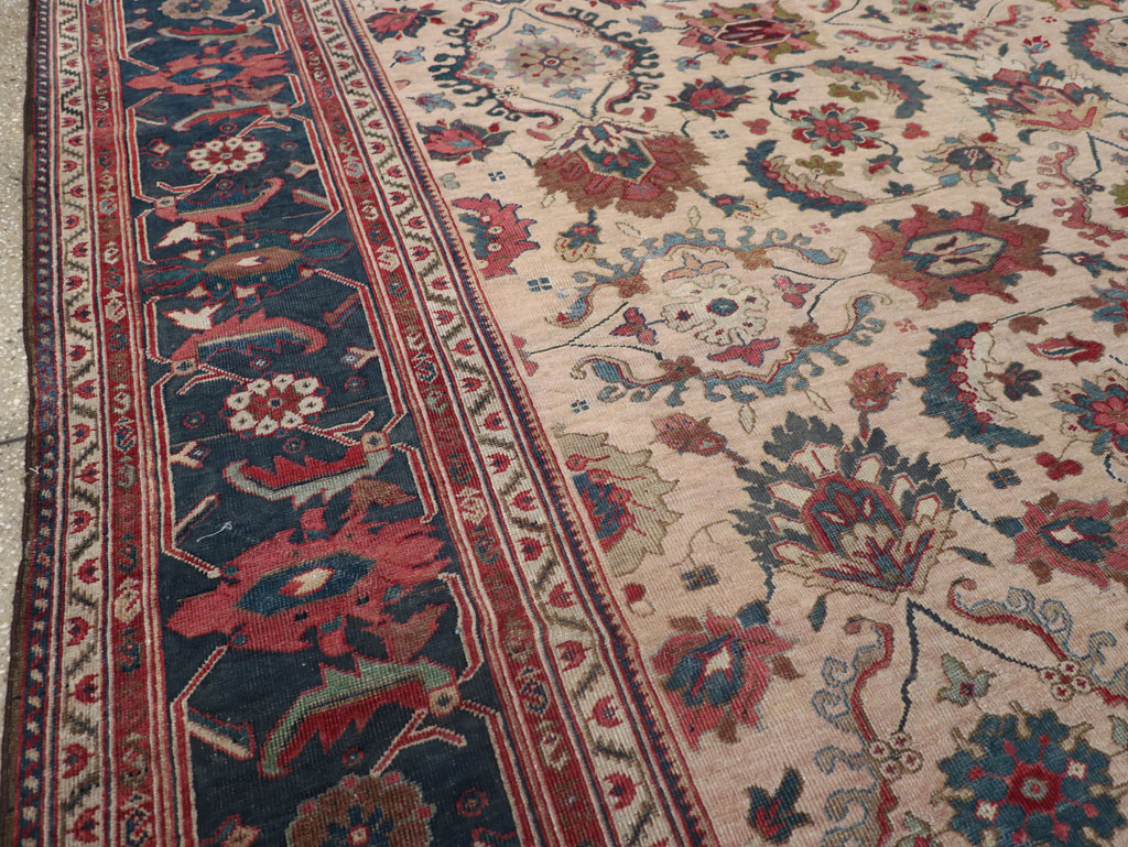 Antique Persian Mahal Room Size Carpet, No.31712 - Gsblank