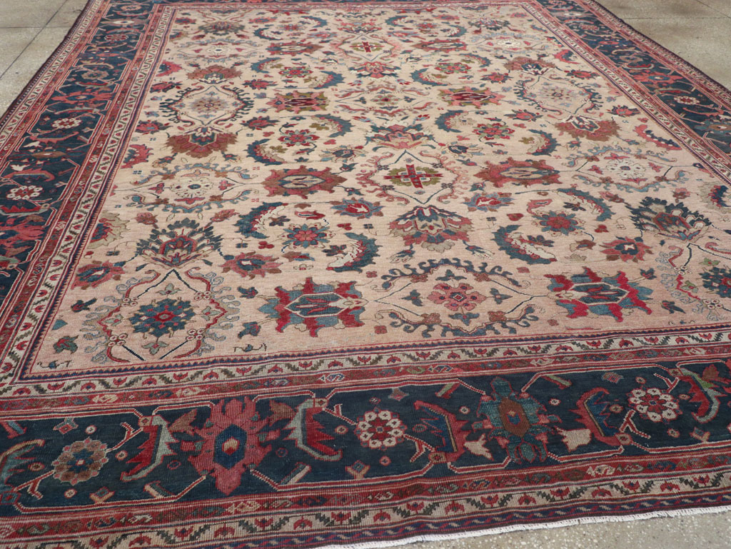 Antique Persian Mahal Room Size Carpet, No.31712 - Gsblank