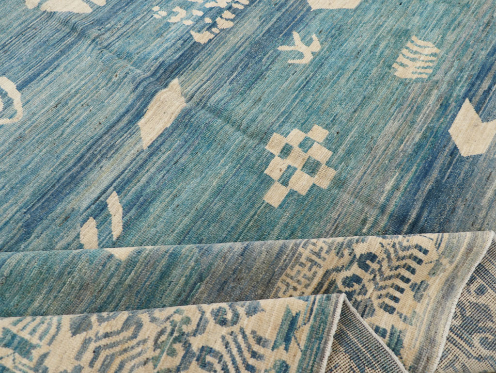 Modern East Turkestan Khotan Room Size Carpet, No.31714 - Gsblank