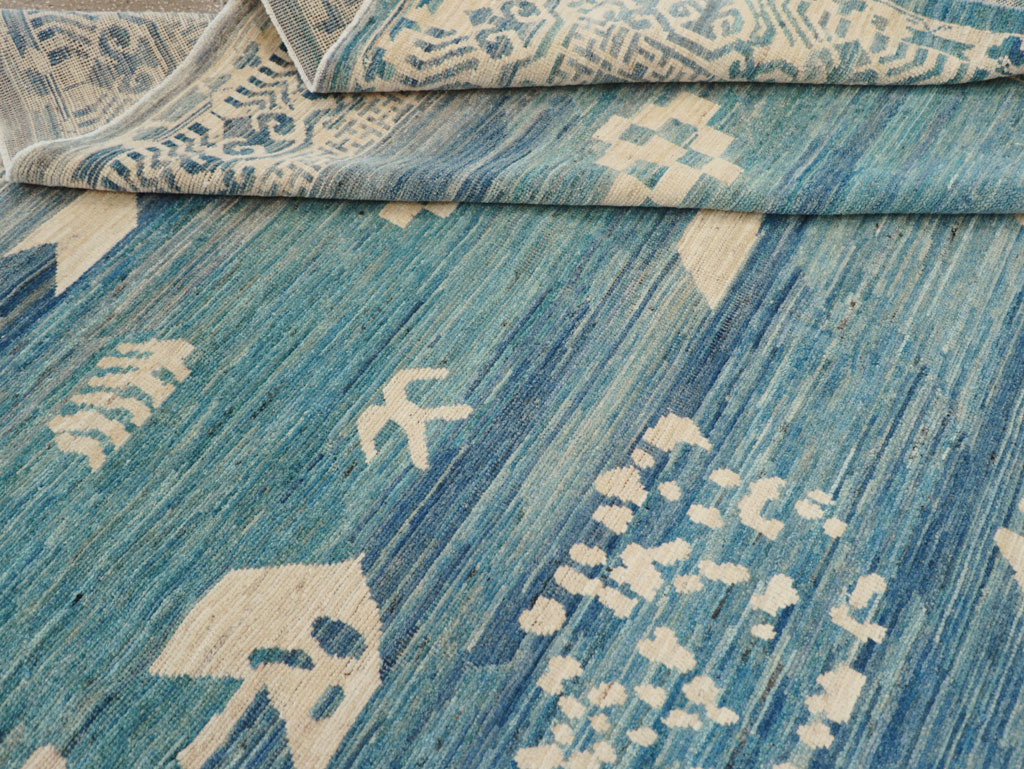 Modern East Turkestan Khotan Room Size Carpet, No.31714 - Gsblank