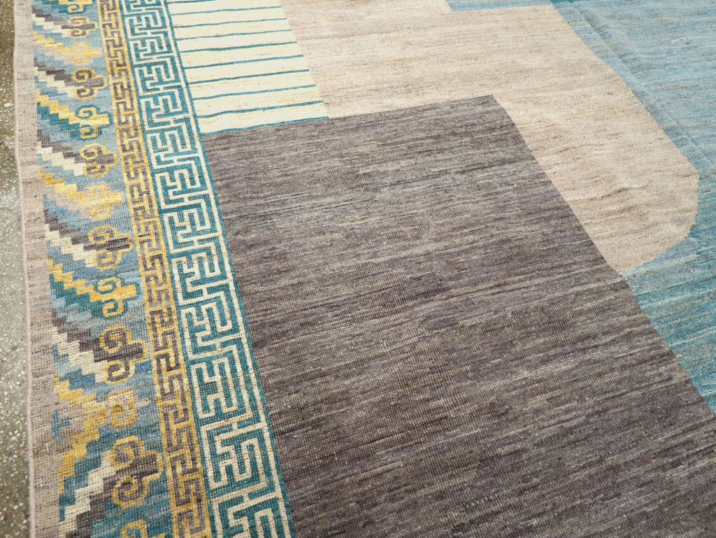 Modern East Turkestan Khotan Room Size Carpet, No.31715 - Gsblank