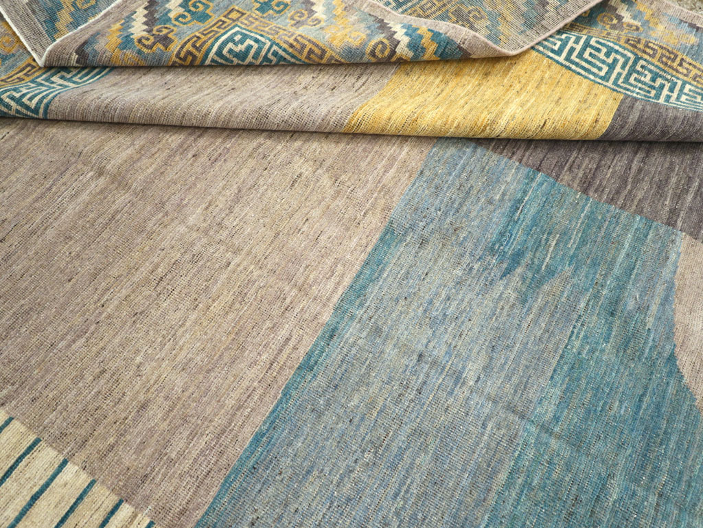 Modern East Turkestan Khotan Room Size Carpet, No.31715 - Gsblank