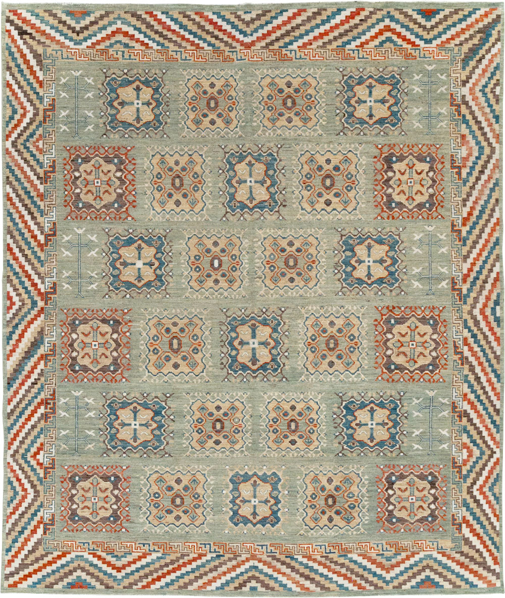 Modern East Turkestan Khotan Small Room Size Carpet, No.31717 - Gsblank