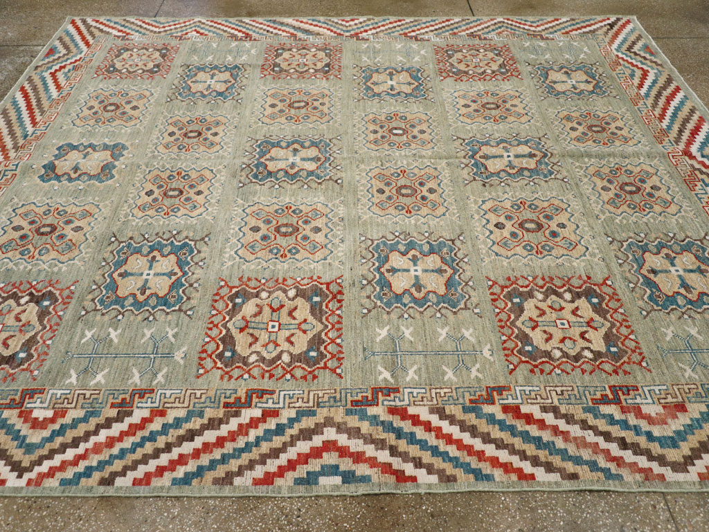 Modern East Turkestan Khotan Small Room Size Carpet, No.31717 - Gsblank