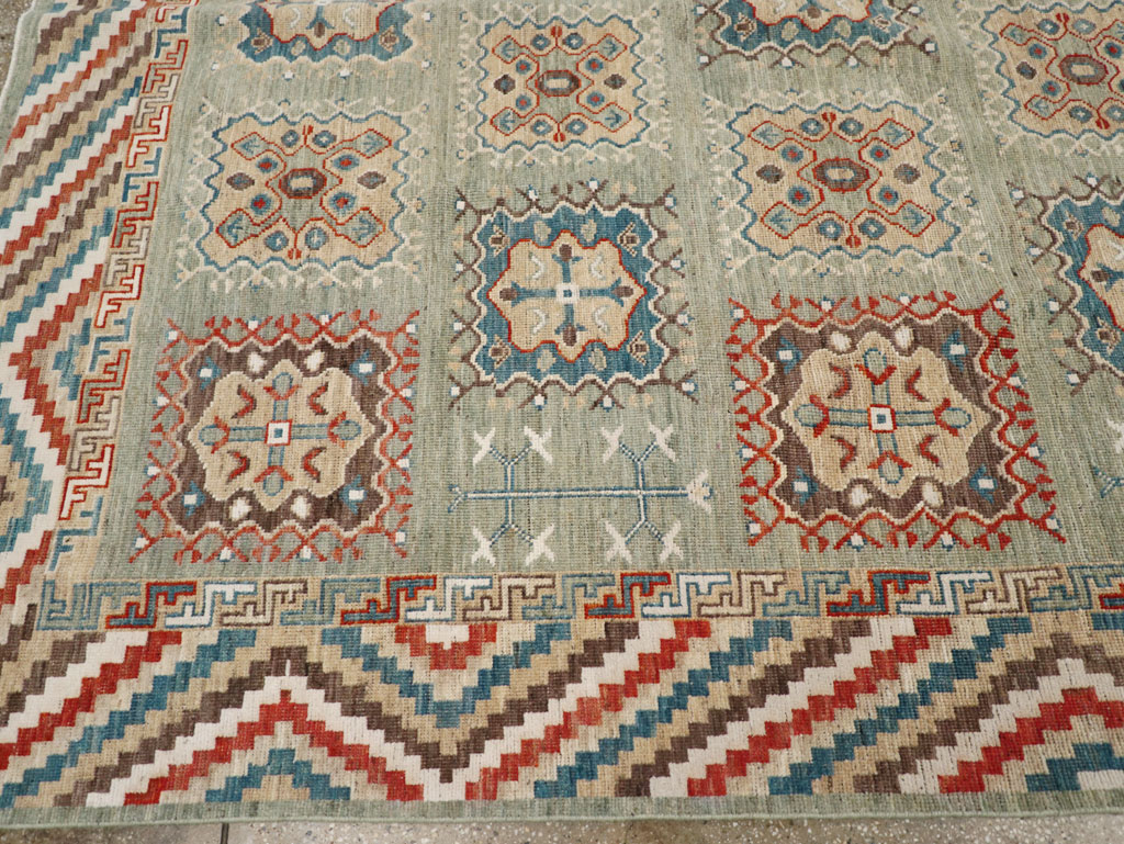 Modern East Turkestan Khotan Small Room Size Carpet, No.31717 - Gsblank