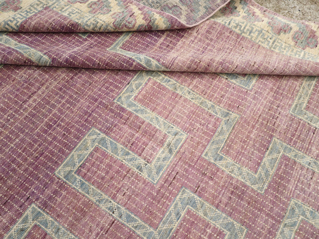 African Tuareg Inspired Modern East Turkestan Khotan Room Size Carpet, No.31720 - Gsblank