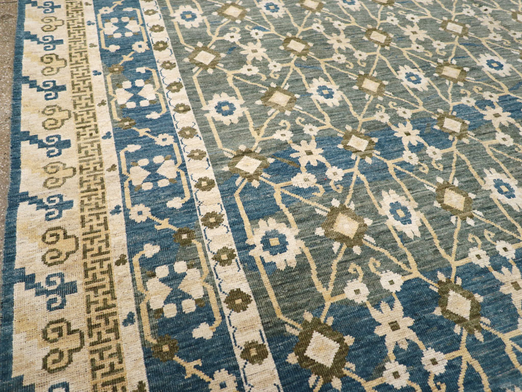 Modern East Turkestan Khotan Large Room Size Carpet, No.31721 - Gsblank