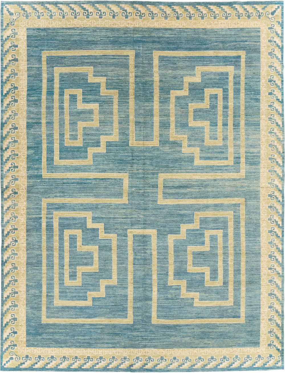 Modern African Tuareg Inspired East Turkestan Khotan Room Size Carpet, No.31723 - Gsblank