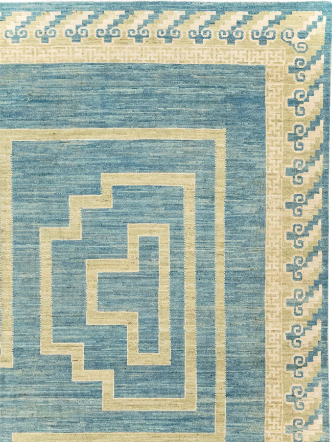 African Tuareg Inspired Modern East Turkestan Khotan Room Size Carpet, No.31723 - Gsblank
