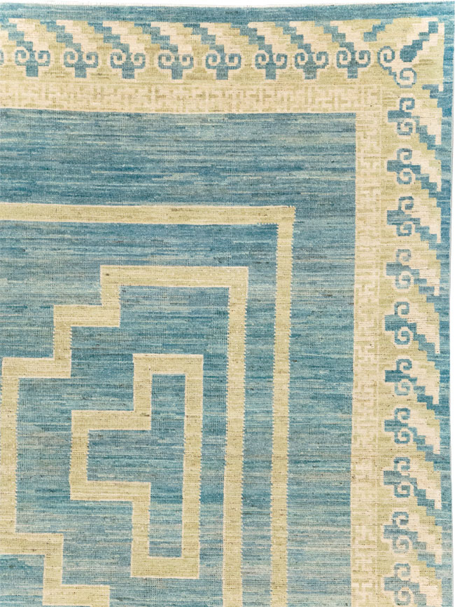 African Tuareg Inspired Modern East Turkestan Khotan Room Size Carpet, No.31723 - Gsblank