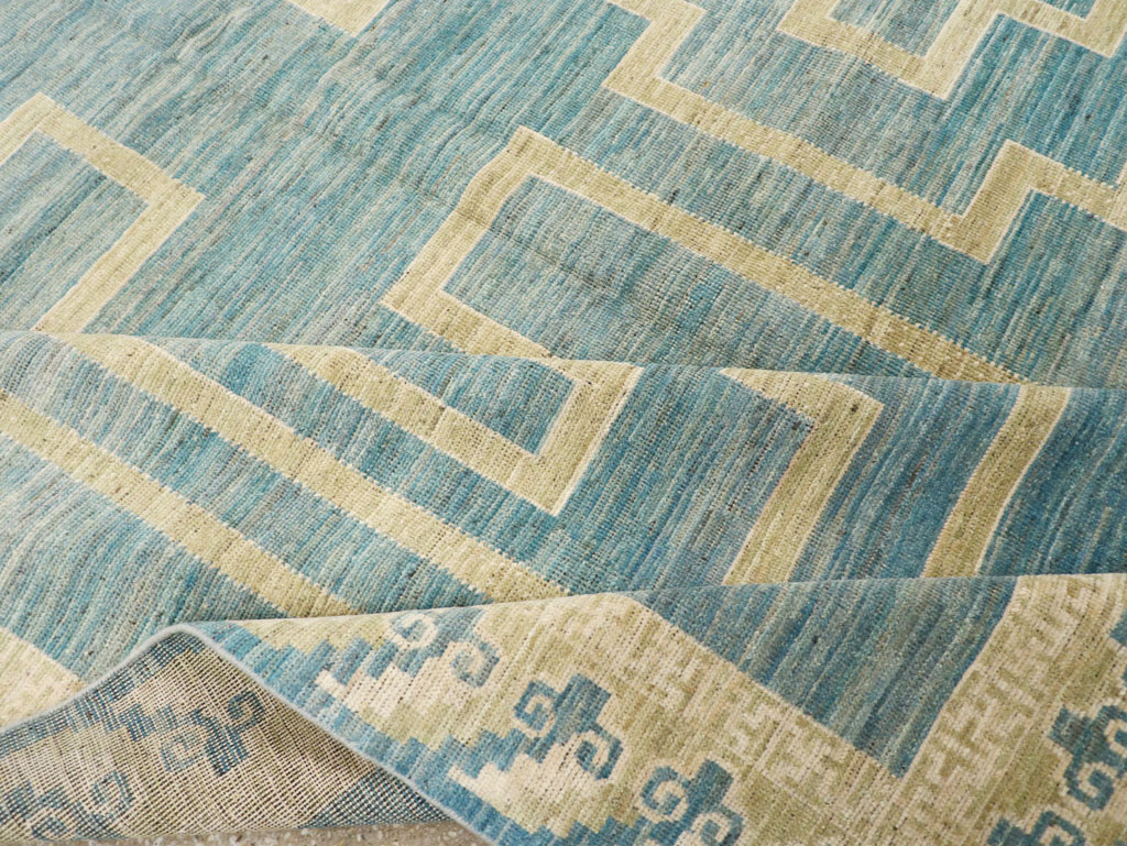 African Tuareg Inspired Modern East Turkestan Khotan Room Size Carpet, No.31723 - Gsblank