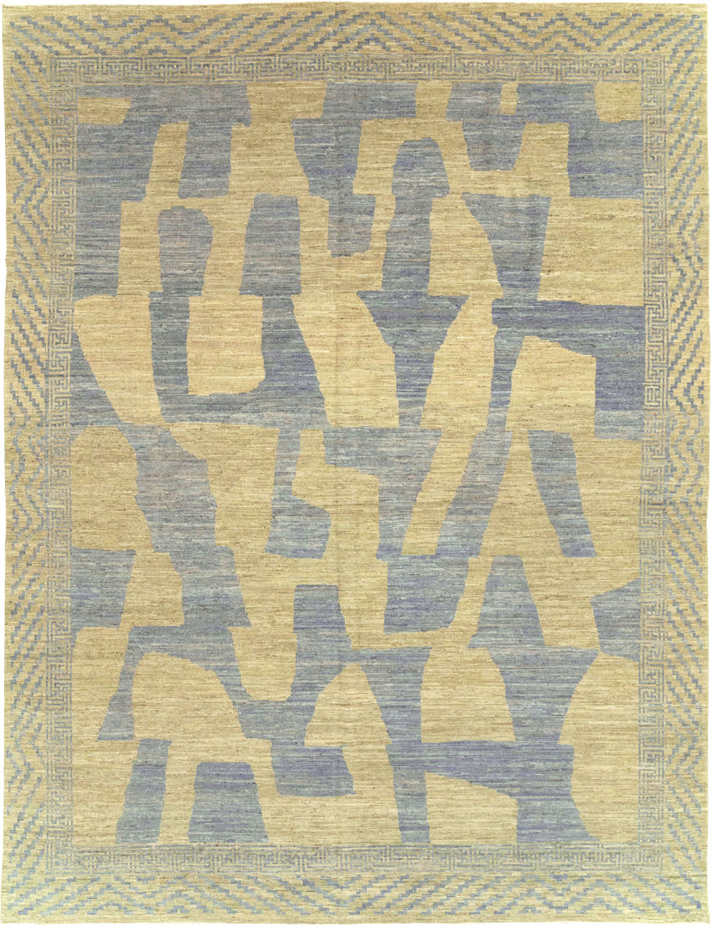 Modern East Turkestan Khotan Room Size Carpet, No.31727 - Gsblank