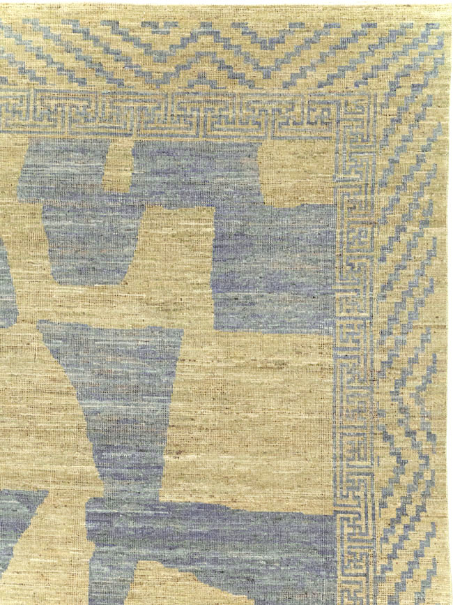 Modern East Turkestan Khotan Room Size Carpet, No.31727 - Gsblank