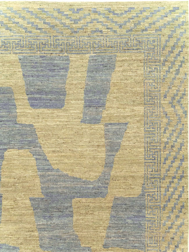 Modern East Turkestan Khotan Room Size Carpet, No.31727 - Gsblank