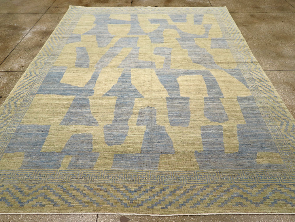 Modern East Turkestan Khotan Room Size Carpet, No.31727 - Gsblank
