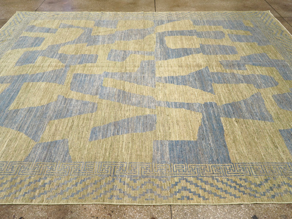 Modern East Turkestan Khotan Room Size Carpet, No.31727 - Gsblank