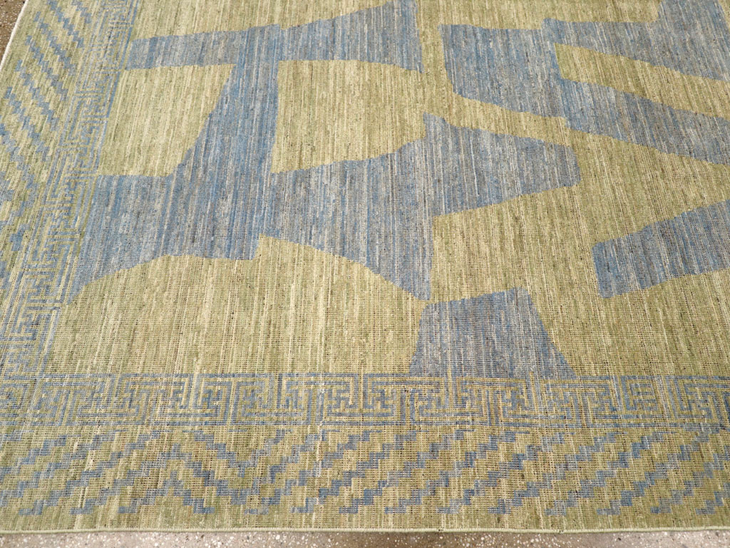 Modern East Turkestan Khotan Room Size Carpet, No.31727 - Gsblank