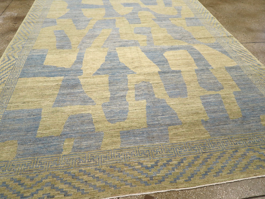 Modern East Turkestan Khotan Room Size Carpet, No.31727 - Gsblank