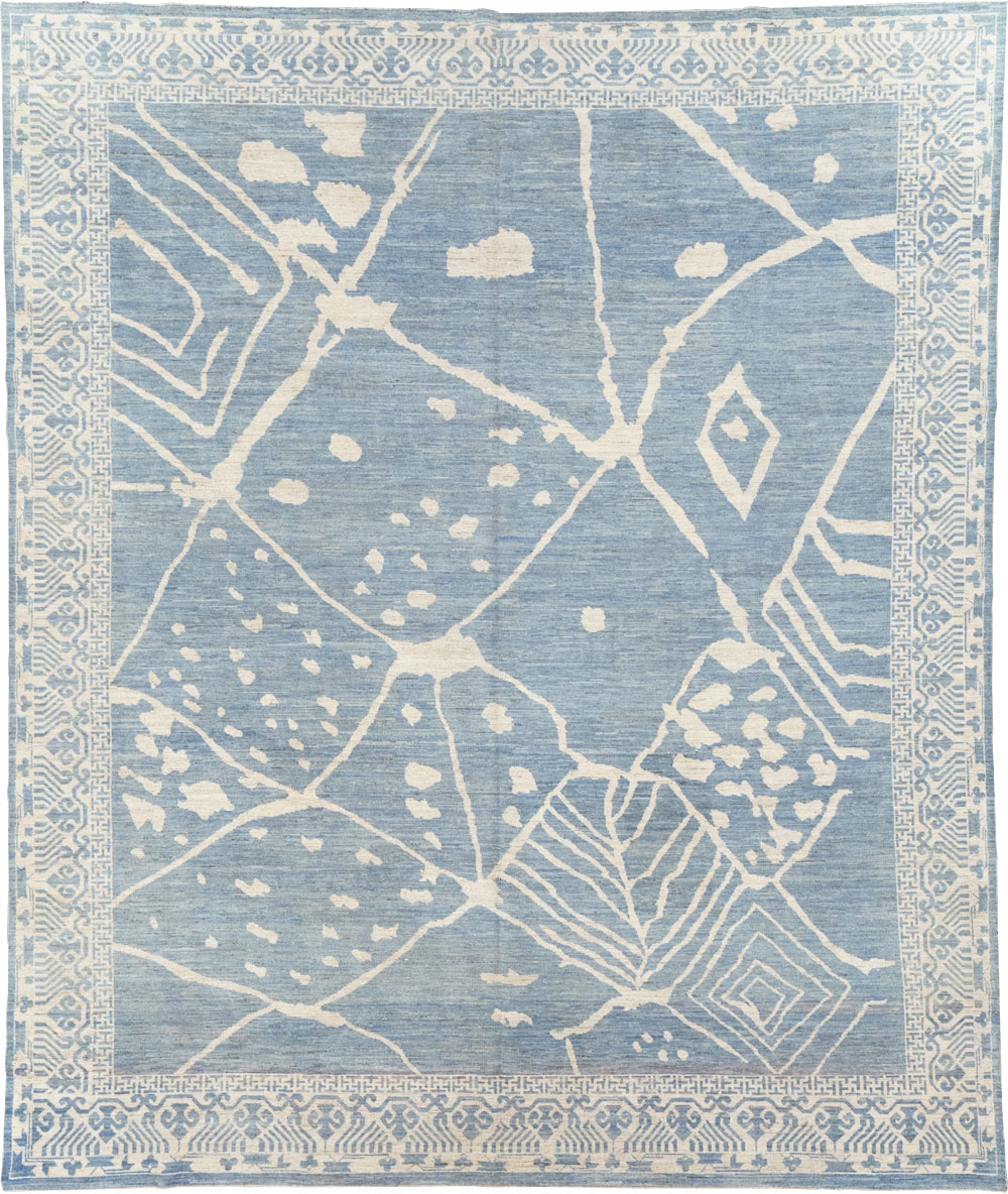 Modern East Turkestan Khotan Room Size Carpet, No.31732 - Gsblank