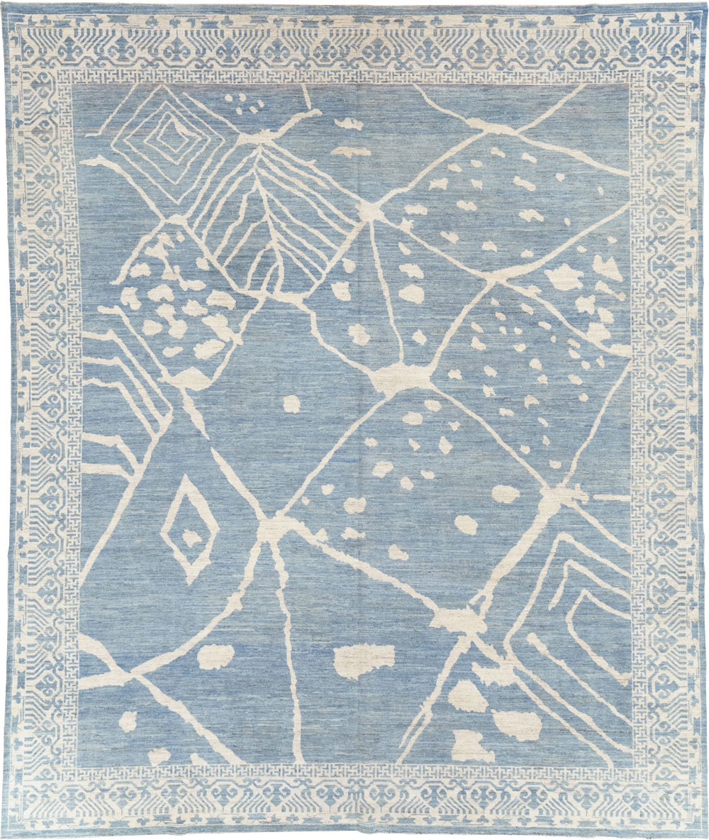 Modern East Turkestan Khotan Room Size Carpet, No.31732 - Gsblank