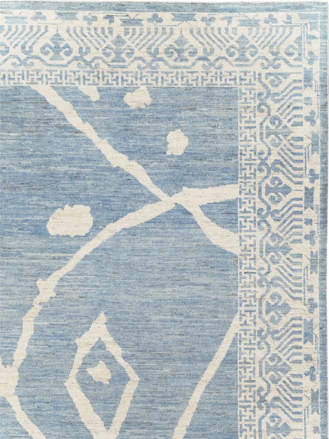 Modern East Turkestan Khotan Room Size Carpet, No.31732 - Gsblank