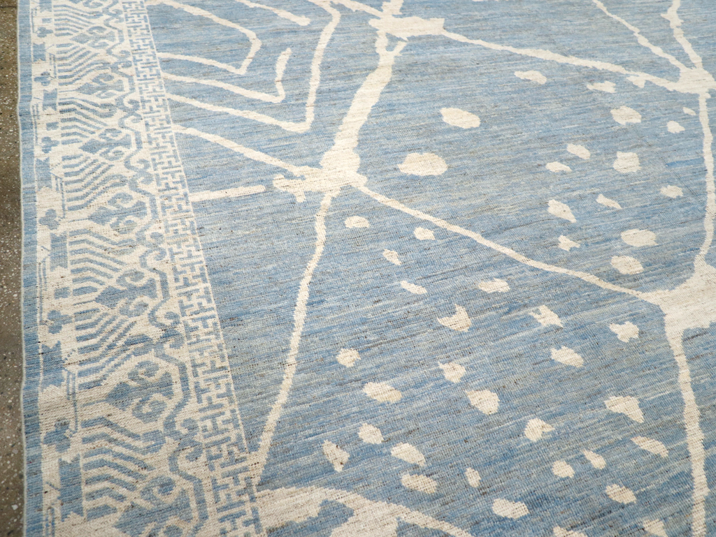 Modern East Turkestan Khotan Room Size Carpet, No.31732 - Gsblank