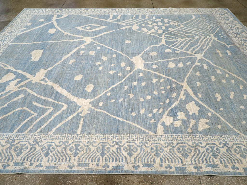 Modern East Turkestan Khotan Room Size Carpet, No.31732 - Gsblank