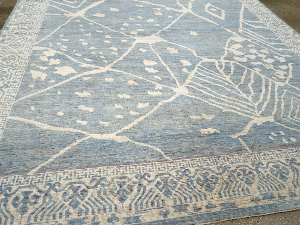 Modern East Turkestan Khotan Room Size Carpet, No.31732 - Gsblank