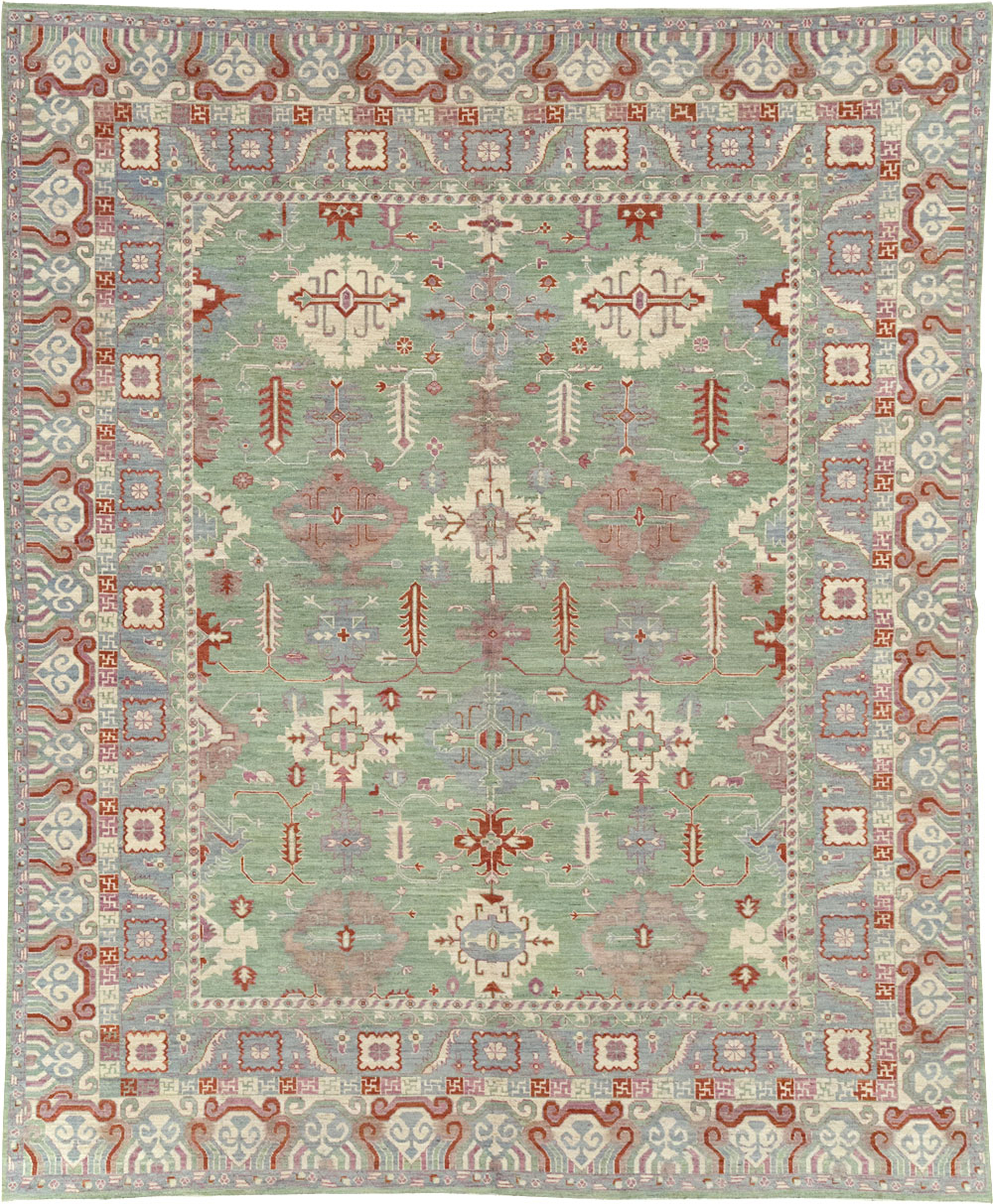 Modern East Turkestan Khotan Room Size Carpet, No.31733 - Gsblank