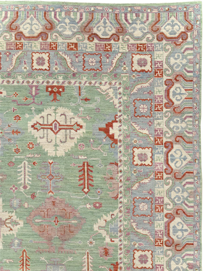 Modern East Turkestan Khotan Room Size Carpet, No.31733 - Gsblank