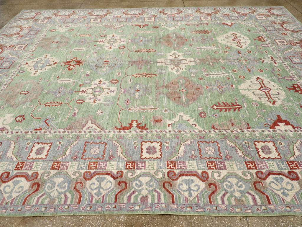 Modern East Turkestan Khotan Room Size Carpet, No.31733 - Gsblank
