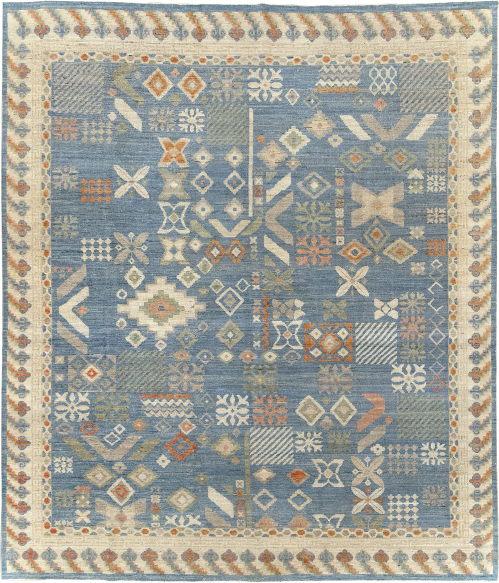 Modern East Turkestan Khotan Small Room Size Carpet, No.31734 - Gsblank