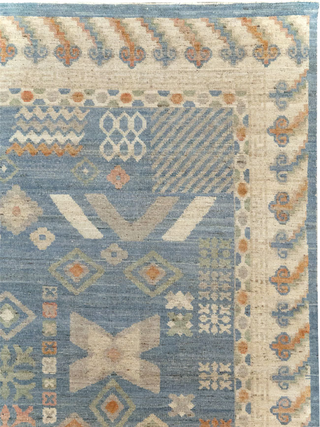 Modern East Turkestan Khotan Small Room Size Carpet, No.31734 - Gsblank