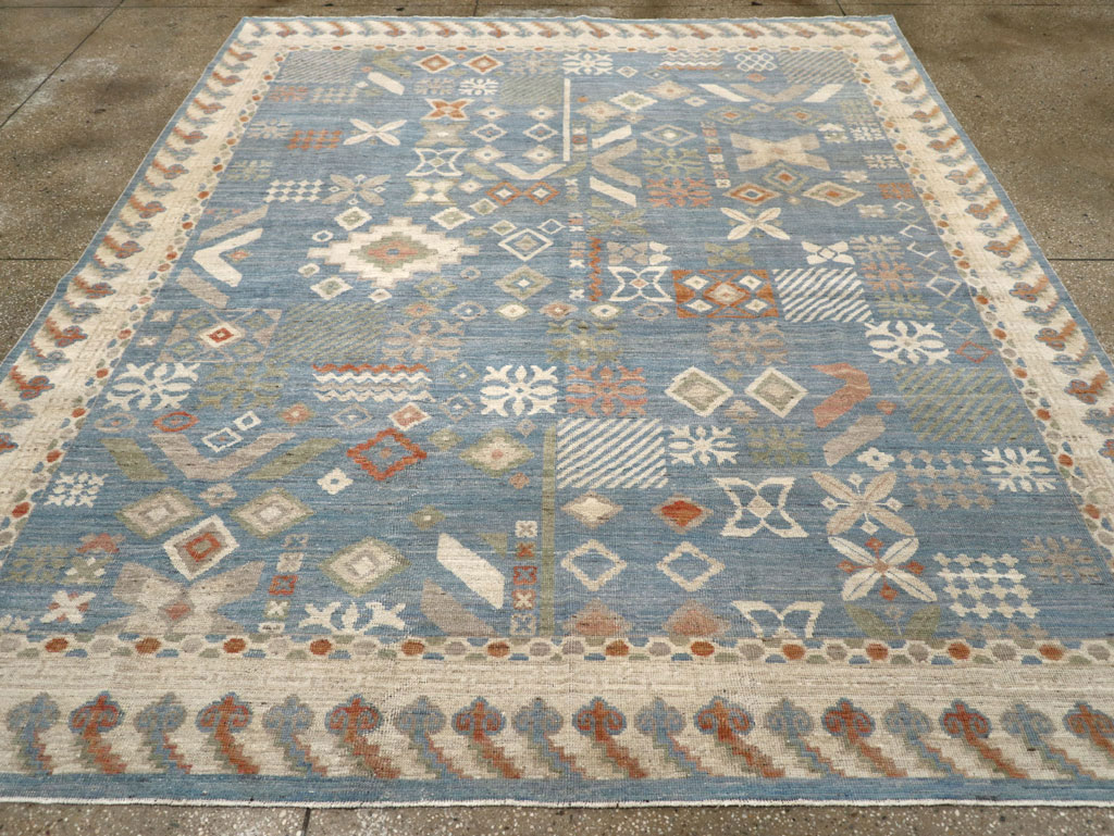 Modern East Turkestan Khotan Small Room Size Carpet, No.31734 - Gsblank