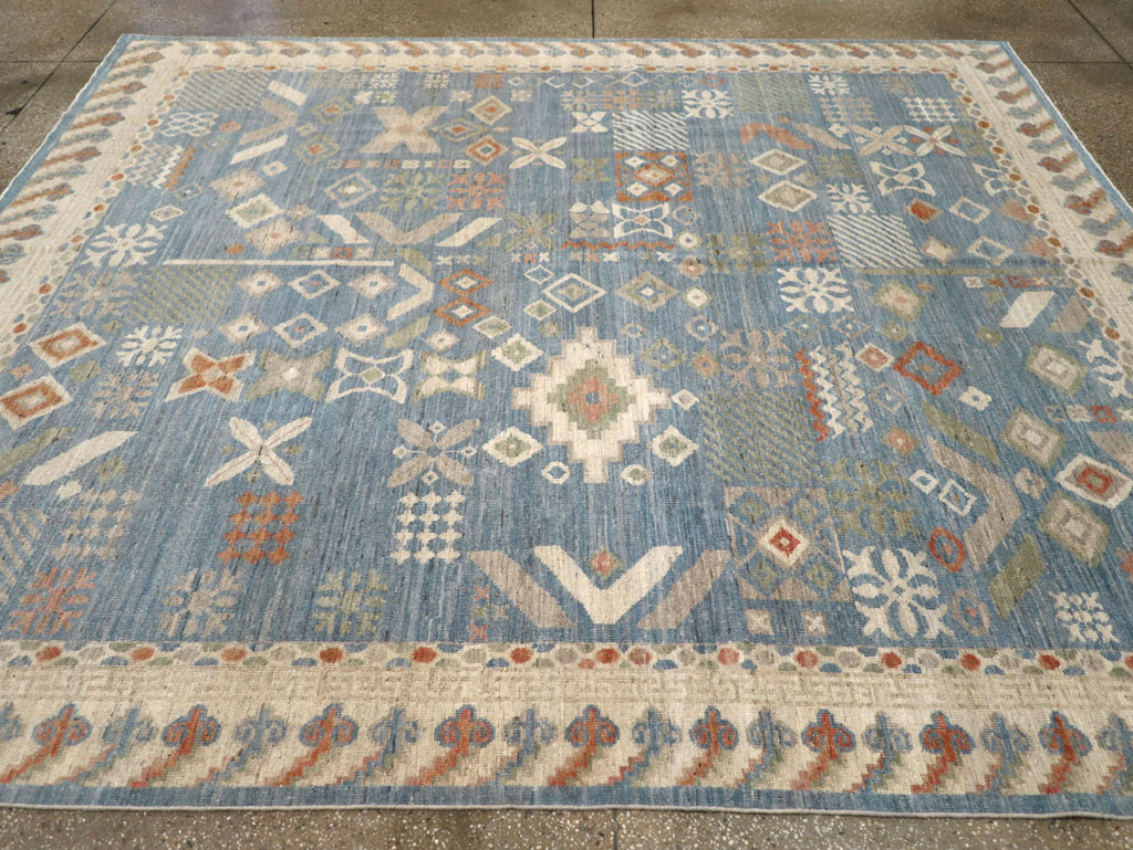 Modern East Turkestan Khotan Small Room Size Carpet, No.31734 - Gsblank