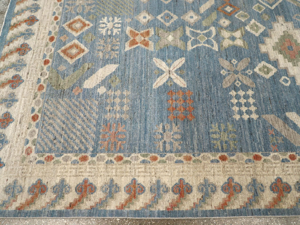 Modern East Turkestan Khotan Small Room Size Carpet, No.31734 - Gsblank