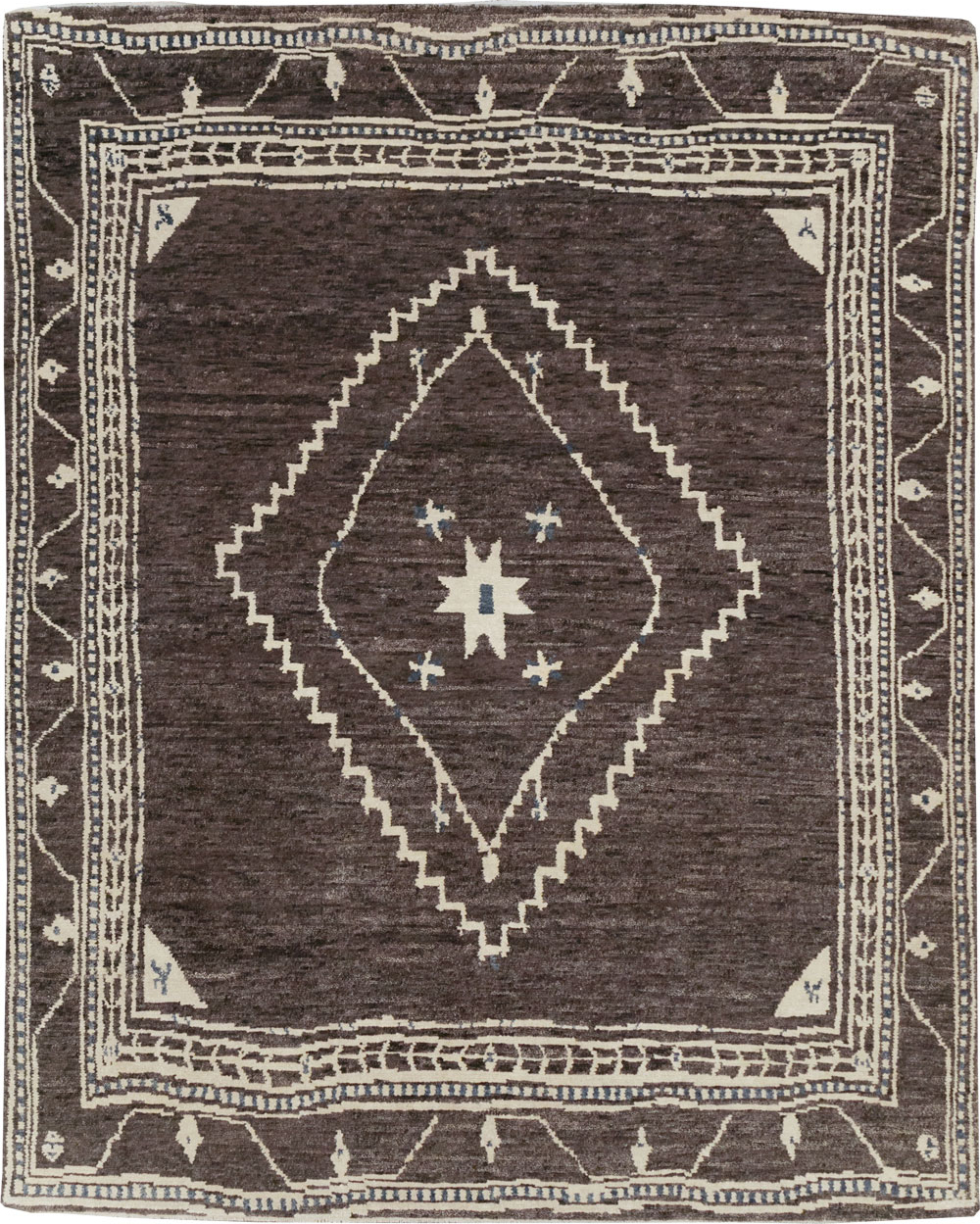 Tribal Style Modern Indian Agra Small Room Size Carpet, No.31737 - Gsblank